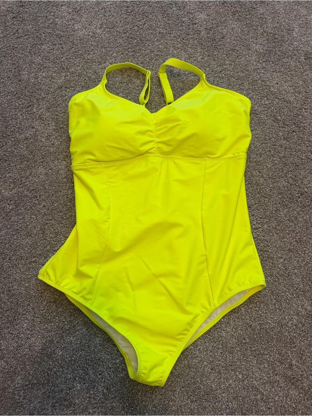 torrid Neon Yellow One-Piece Swimsuit